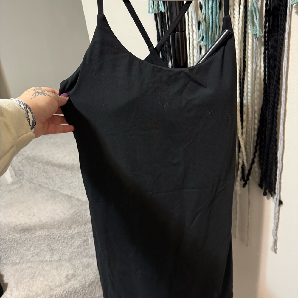 HALARA Black Backless Dress